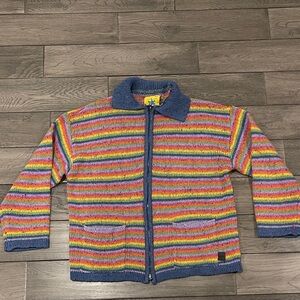 UNIF Multicolor Knit Zip Up